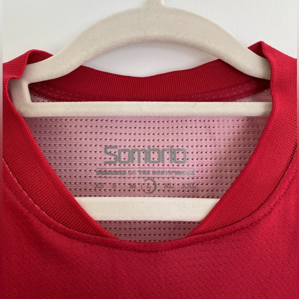 Sombrio MTB Duster Long Sleeve Jersey Red Mens Large - Picture 3 of 8